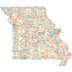 Missouri Road Map thumbnail