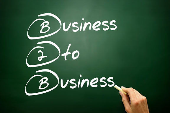 business to business - b2b - concept