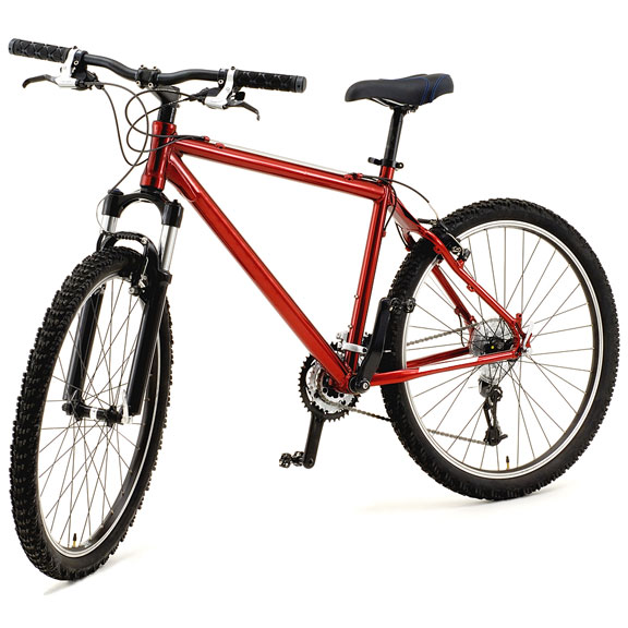 red bicycle
