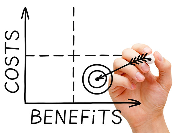 costs and benefits chart