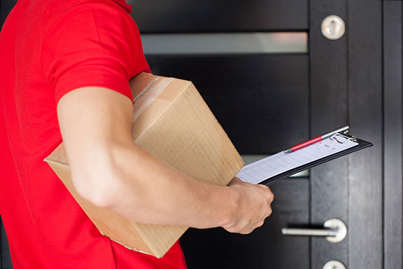 package delivery to a front door