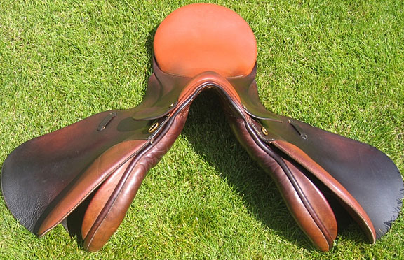 leather English saddle