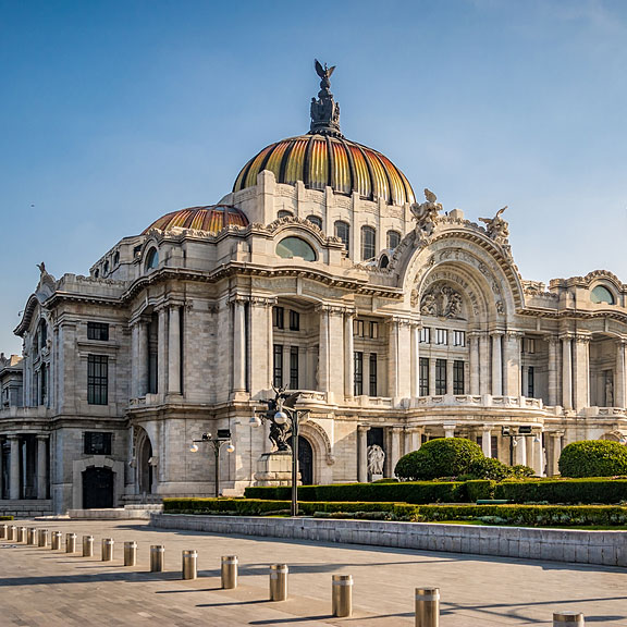 palace of fine arts in Mexico City