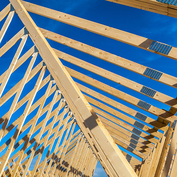 wood roof framing