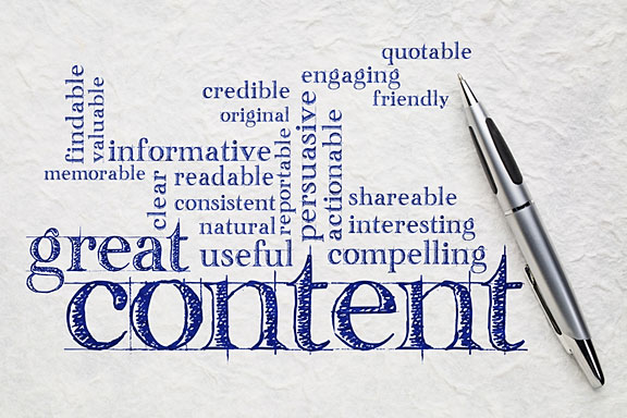content marketing word cloud