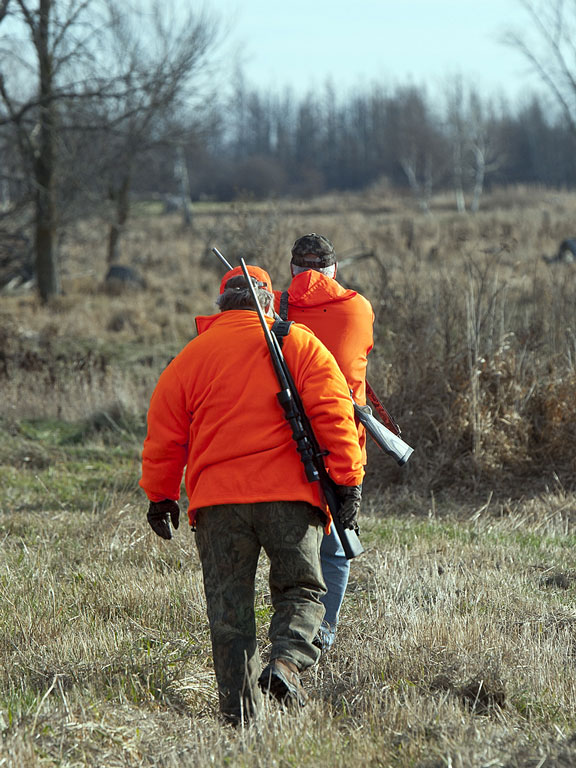 two deer hunters