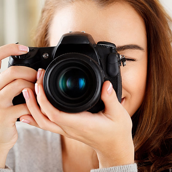 woman doing photography