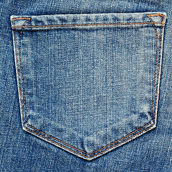 blue jeans pocket