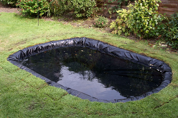 butyl rubber pond liner