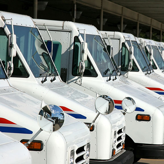 postal service trucks