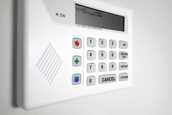 security system control panel