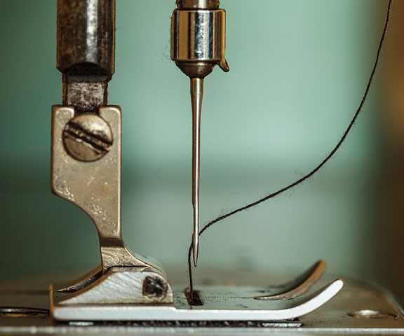 sewing machine and thread