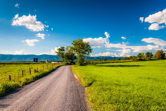 Shenandoah Valley farmland