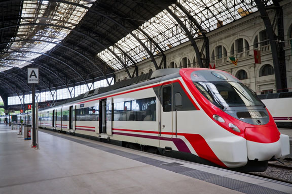 train station in Barcelona