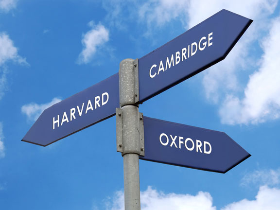 three famous universities