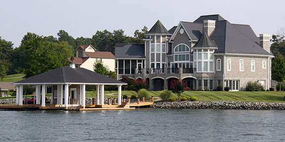 luxury waterfront home