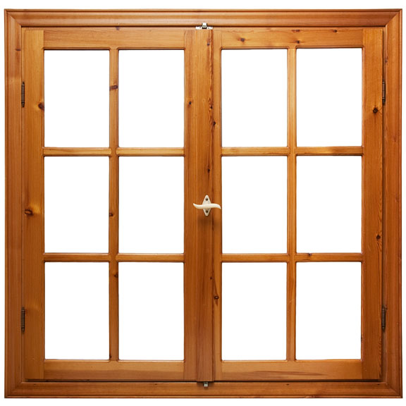 wood casement window